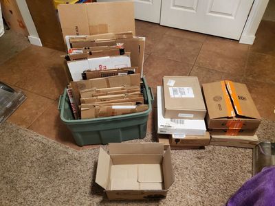 Boxes for sale ( Bin not included