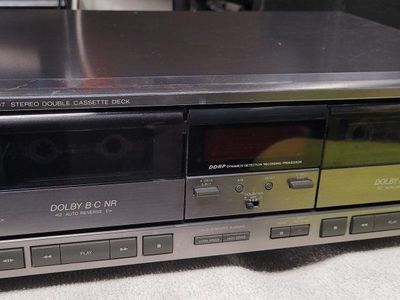 jvc dual cassette player