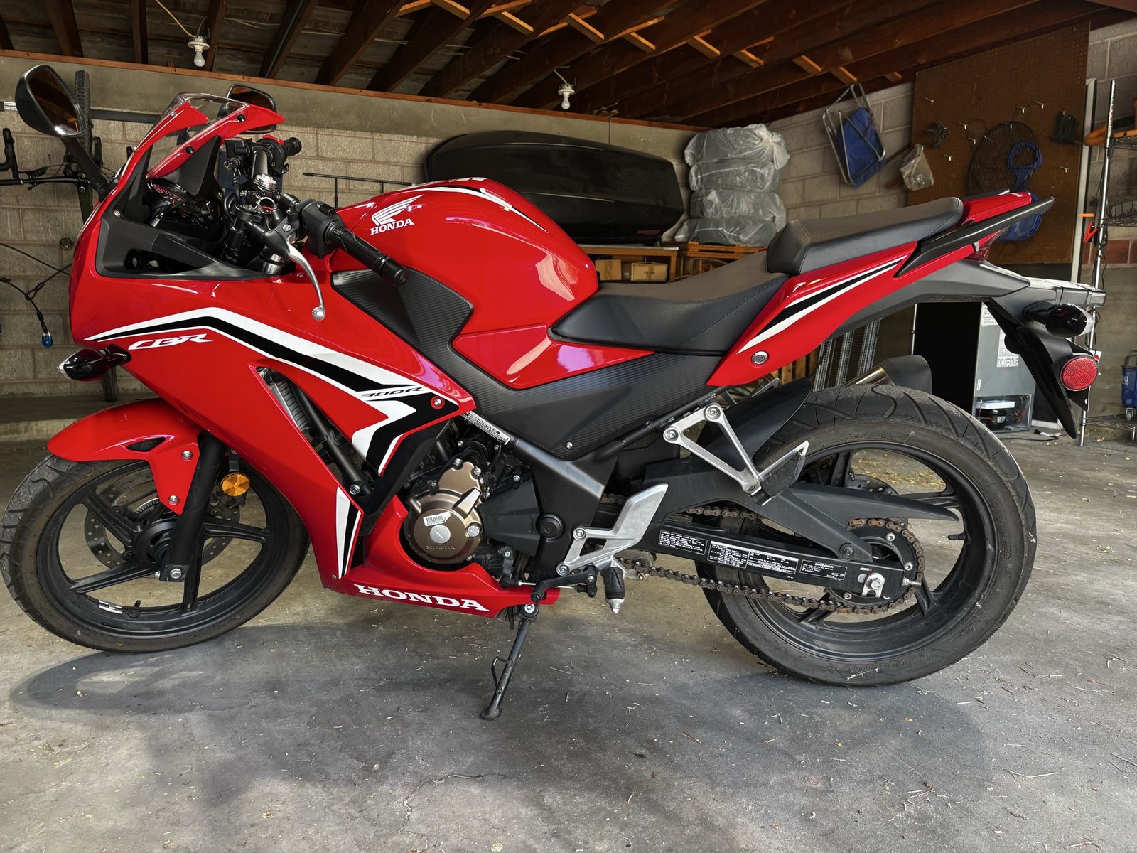 2022 Honda CBR300R ABS Red Motorcycle - Model CBR, excellent condition, ready to ride.