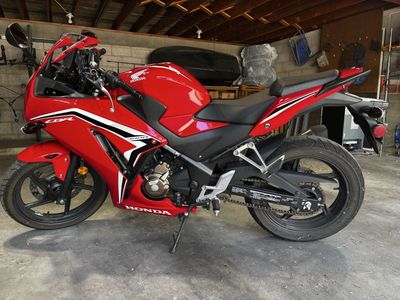 2022 Honda CBR300R ABS Red Motorcycle - Model CBR, excellent condition, ready to ride.