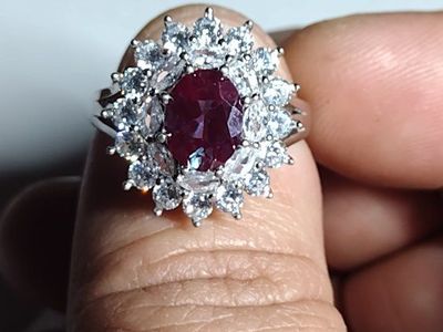 ALEXANDRITE SILVER RING