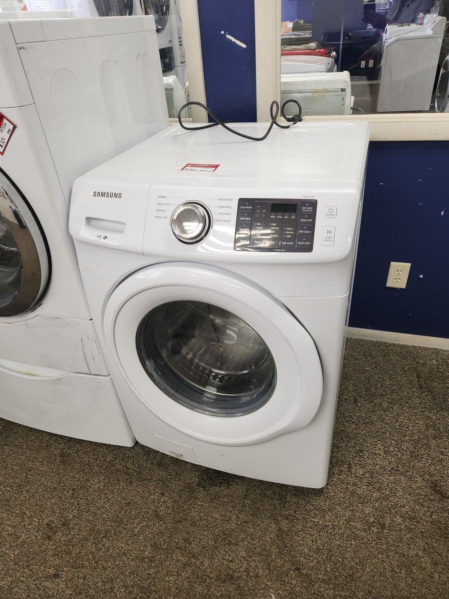 NICE SAMSUNG FRONTLOAD WASHER! WITH A FULL WARRANTY