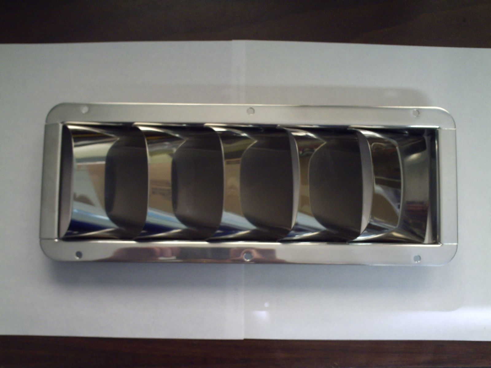 Atwood Marine Louvered Stainless Steel Vent, #1487