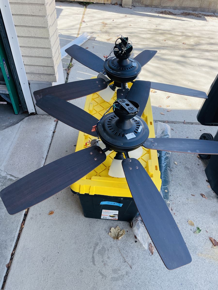 Ceiling fans pair 52 inch