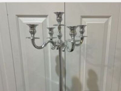 Silver Plated High End Taper Candle Holder