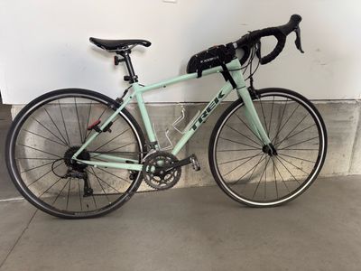 Trek Domane AL 2 Road Bike - Light Green, Shimano Claris, Bontrager Wheels, Frame Bag Included