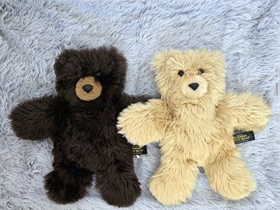 2x Vintage Vermont Teddy Bear Co. Plush Pair (2009) – Excellent Condition!