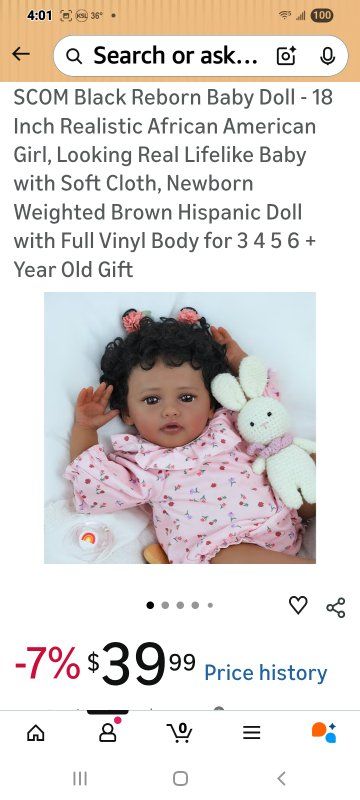 New in Box! Baby Doll 18inch