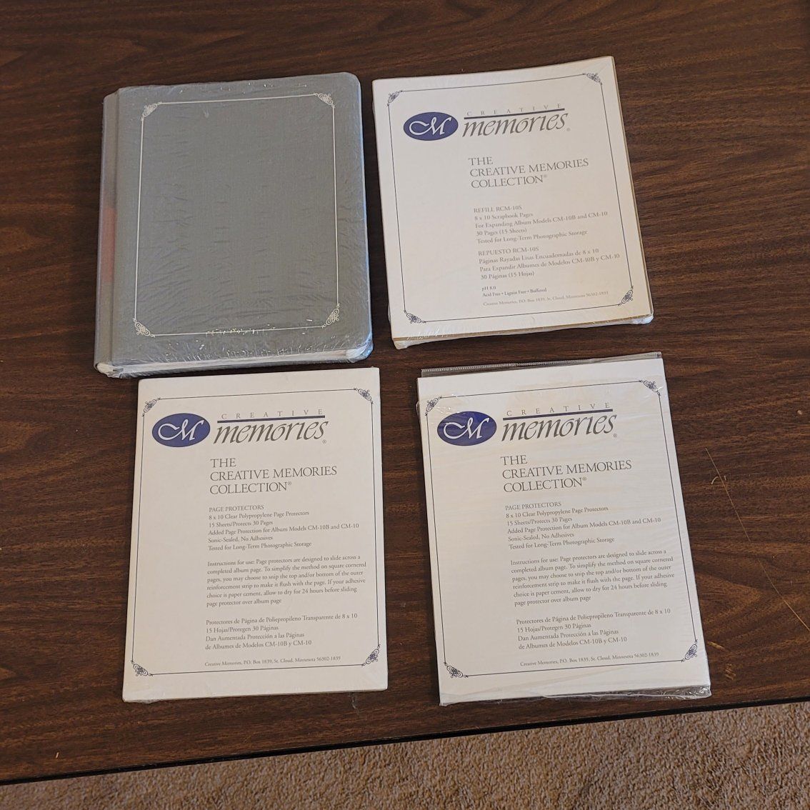 Creative Memories album,pages and protectors
