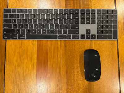 Apple Magic Keyboard and mouse (Lightning charge and wireless)