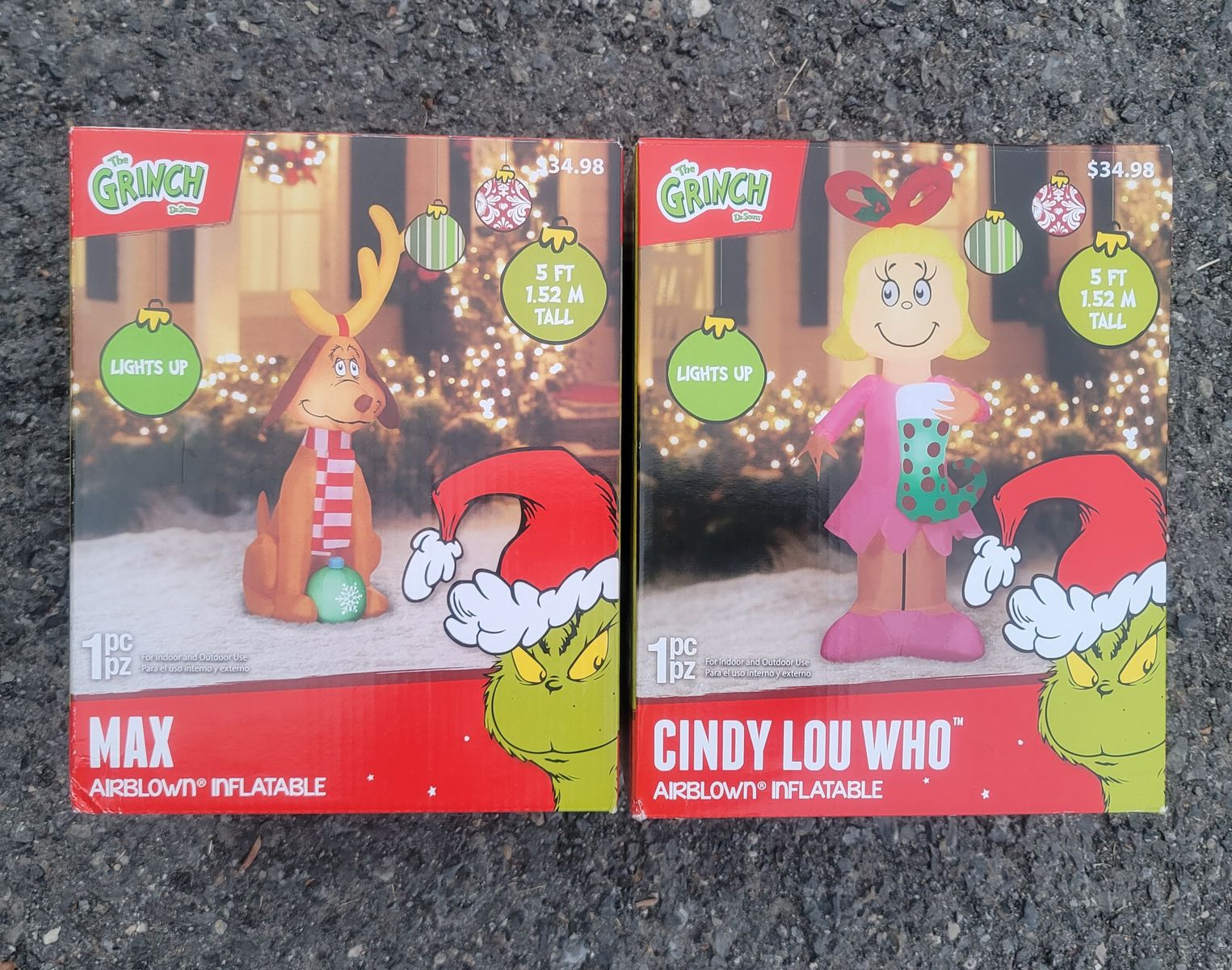Christmas Grinch Max and Cindy Lou Who