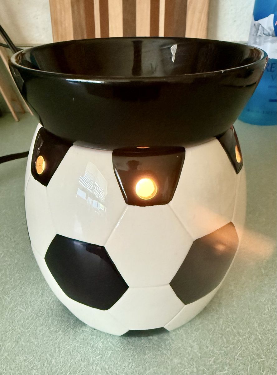 Scentsy Soccer Full-Size Ceramic Wax Warmer