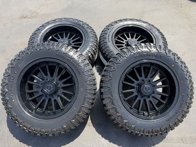 New LT295/65r20 Patriot RT Black TIS 567B 8x170 Ford F250 F350 Superduty Powerstroke 8 lug Excursion 567 B wheels and tires