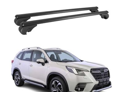 OMAC Roof Rack System for Subaru Forester (19-24) - Black Cross Bars