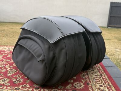 Leather Pros V3 M8 softail Saddlebags
