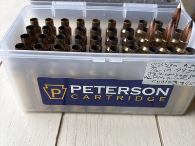 Peterson Cartridge .33 Nosler Reloading Brass/Cases - 50 Count,
