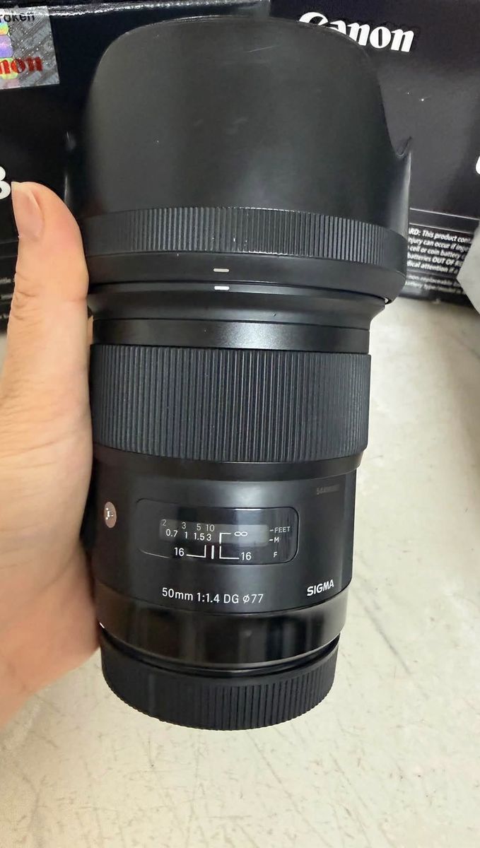 Sigma 50 art for canon