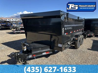 7x14 Iron Bull DTB Dump Trailer - 48" Sides - 15K GVWR