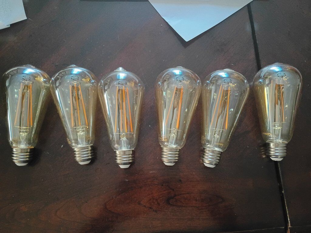Dimmable Ornate Philips Light Bulbs