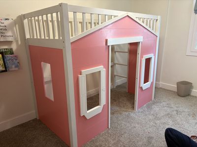 Awesome Pink Loft Bed