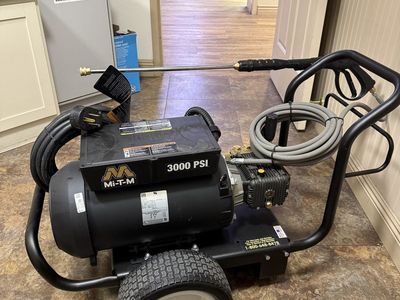 Mi-T-M 3000 PSI Electric Cold Water Pressure Washer with Hose & Wand