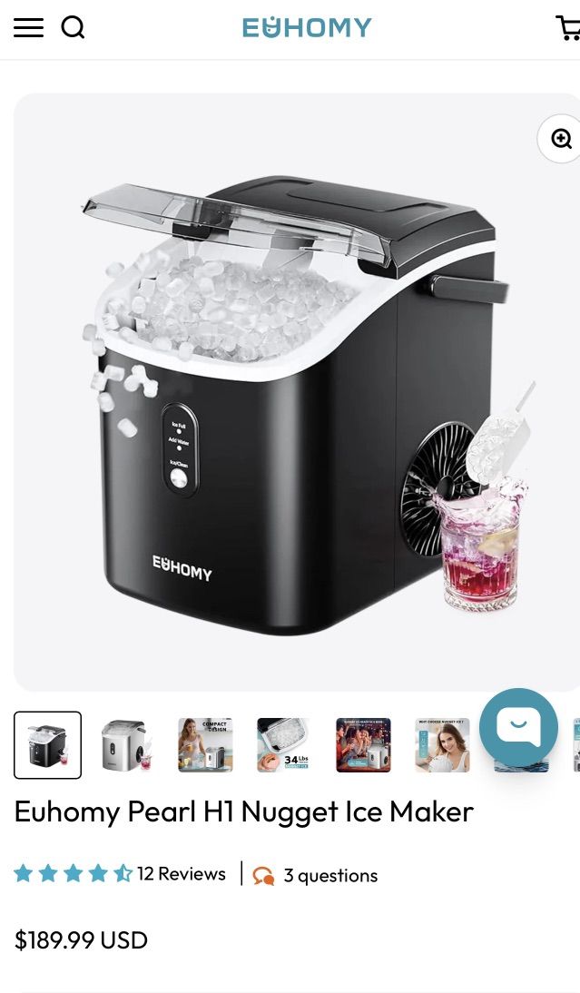 euhomy Nugget Ice Maker