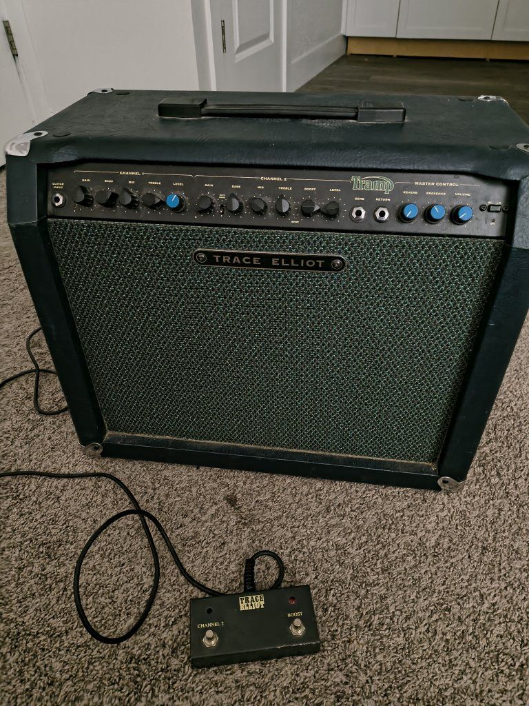Trace Elliot Tramp Guitar Amplifier w/ Footswitch - Green Combo Amp