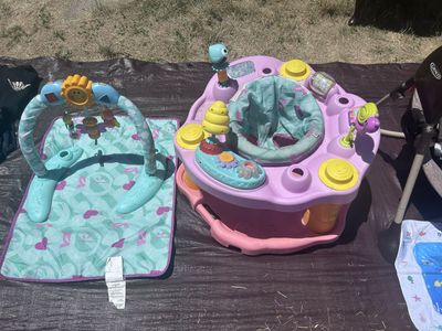 Baby Activity Center & Play Mat Bundle