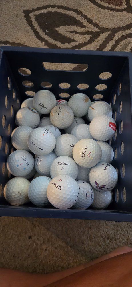 40 use titleist prov1/prov x golf balls