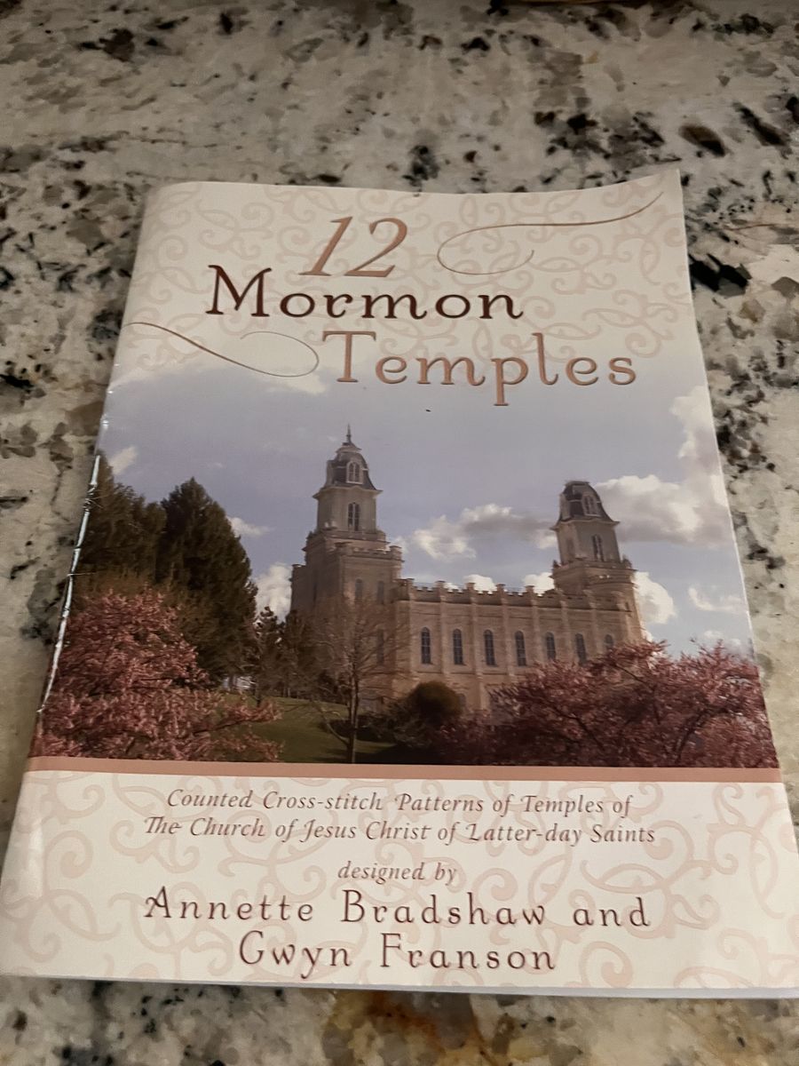Counted Cross Stitch Temples