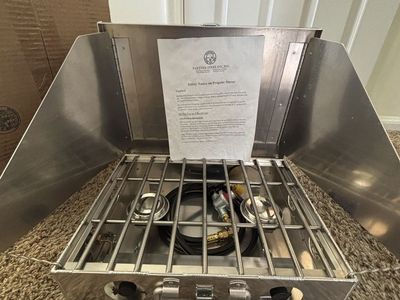 Partner Steel 16" 2 burner Camping Stove - New