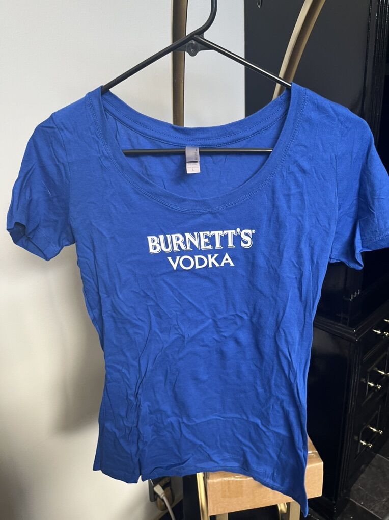 Brand new Vintage Burnett's Vodka Women's Shirt