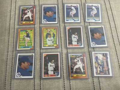 Nolan Ryan baseball cards lot