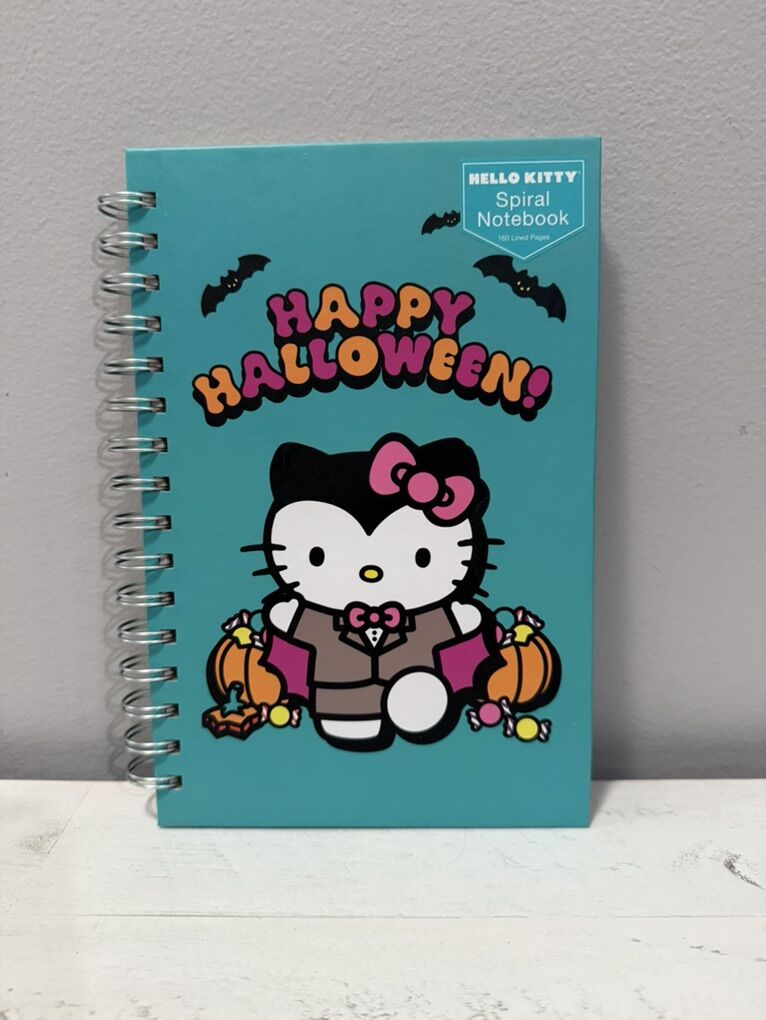 Halloween Hello Kitty Bat Spiral Binder