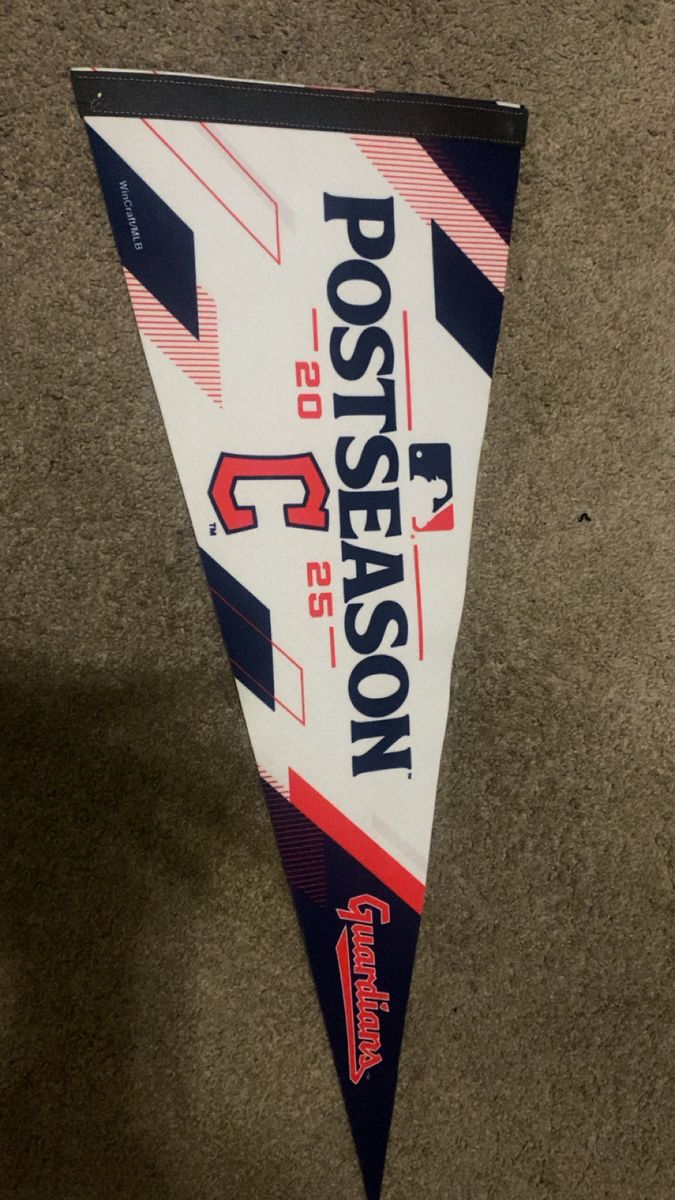 Cleveland Guardians 2020 Postseason MLB Baseball Pennant WinCraft
