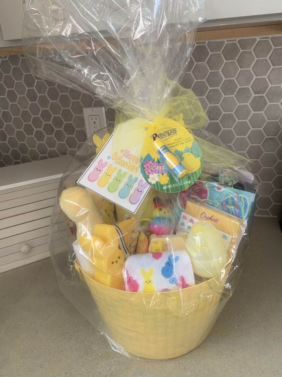 Yellow Easter Basket