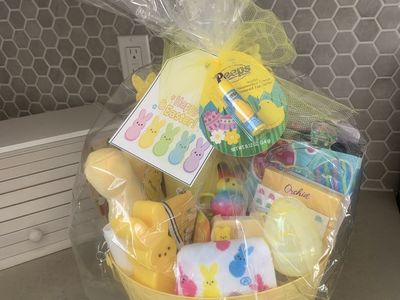 Yellow Easter Basket