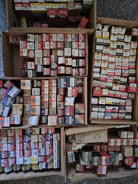 Vintage Radio tubes, New all sizes RCA, Sylvania, General Electric, Amperex