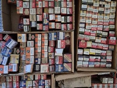 Vintage Radio tubes, New all sizes RCA, Sylvania, General Electric, Amperex