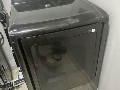 Samsung Top Load Washing Machine Black and Dryer Set Stainless Steel (Used)