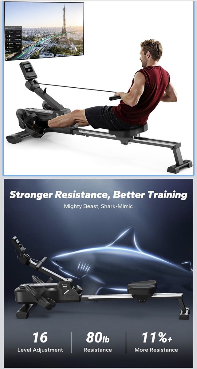 MERACH Foldable Rowing Machines for Home
