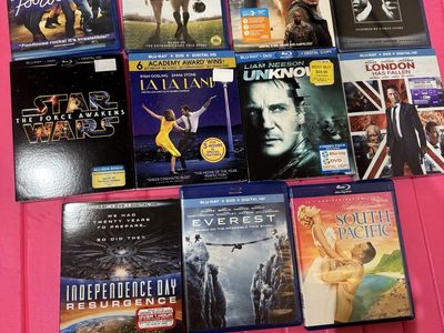 DVD blue ray lot