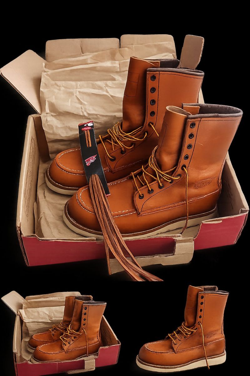 Red Wing Moc Toe Work Boots Men’s 9.5 – Like New +