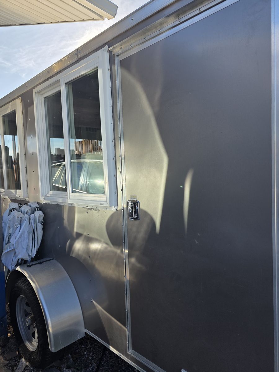 6'x12' Enclosed trailer  build portable kitchen