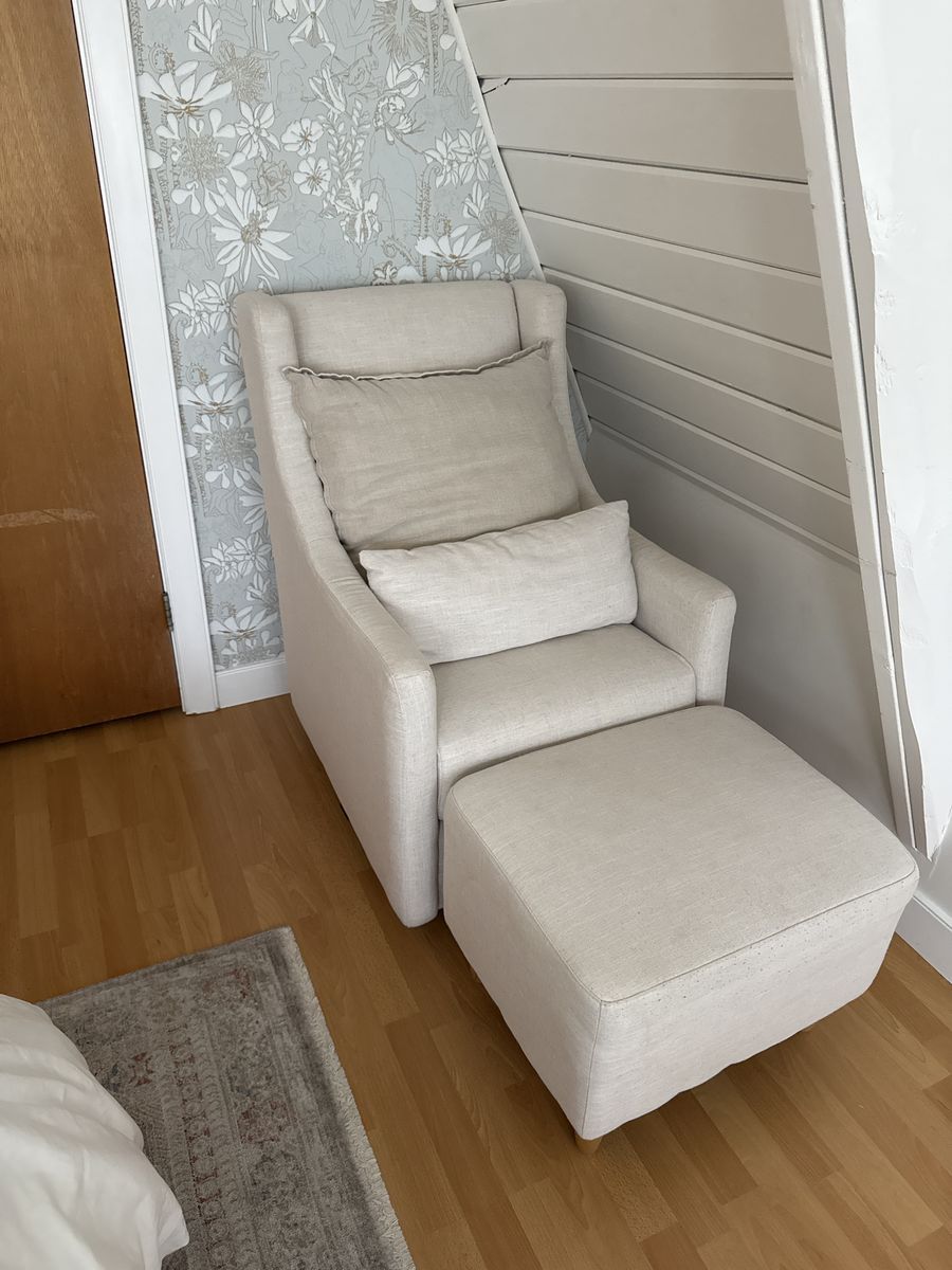 FREE glider chair and stool - must pick up by 8/31
