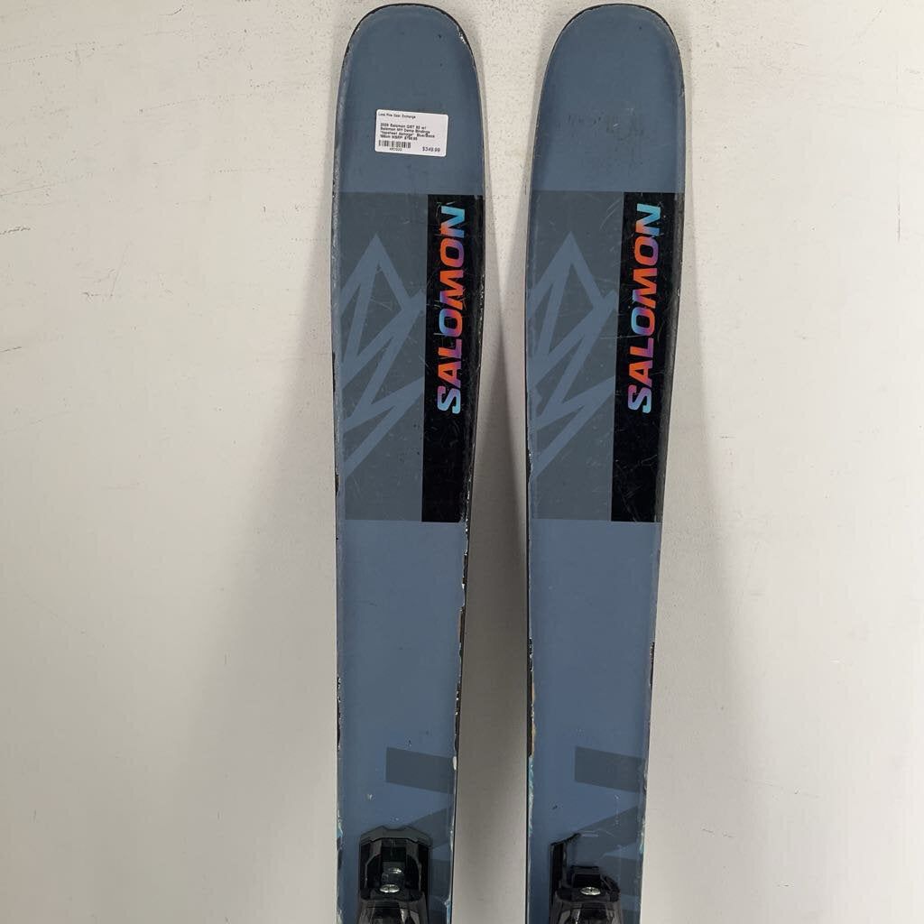 2025 Salomon QST 92 w/ Salomon M11 Demo Bindings *topsheet damage*