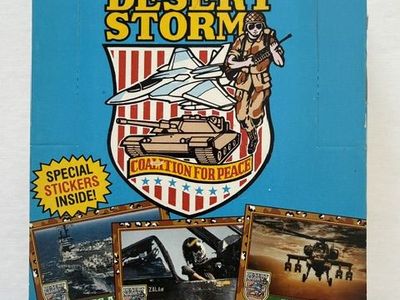 1991 Topps Desert Storm "Coalition For Peace" Card set.