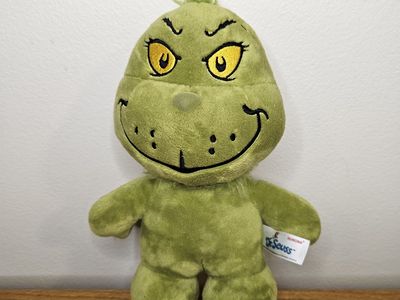 Collectible Dr. Seuss The Grinch Plush - Aurora Brand (apx 9.5")