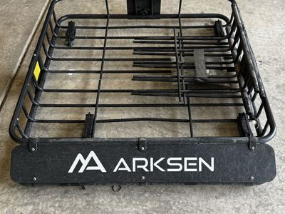ARKSEN 64” Roof Rack Cargo Basket w/ Extension – 150 lb Capacity