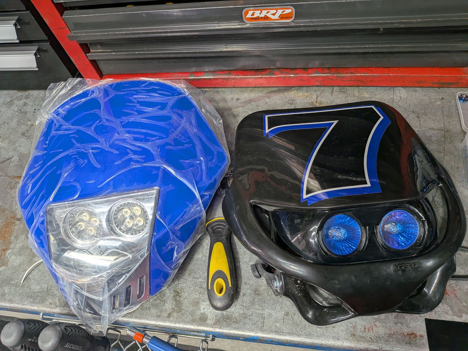 Enduro Headlights/No. Plate (New and Like New